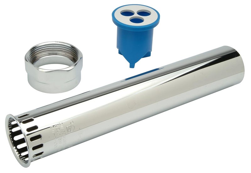 Zurn P6000-A-AA-CP 1-1/2" x 8-1/2" Flush Tube and Vacuum Breaker with Nut - Image 1